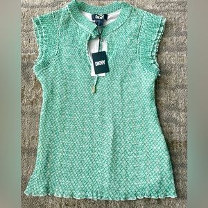 DKNY women’s top size XL green NWT